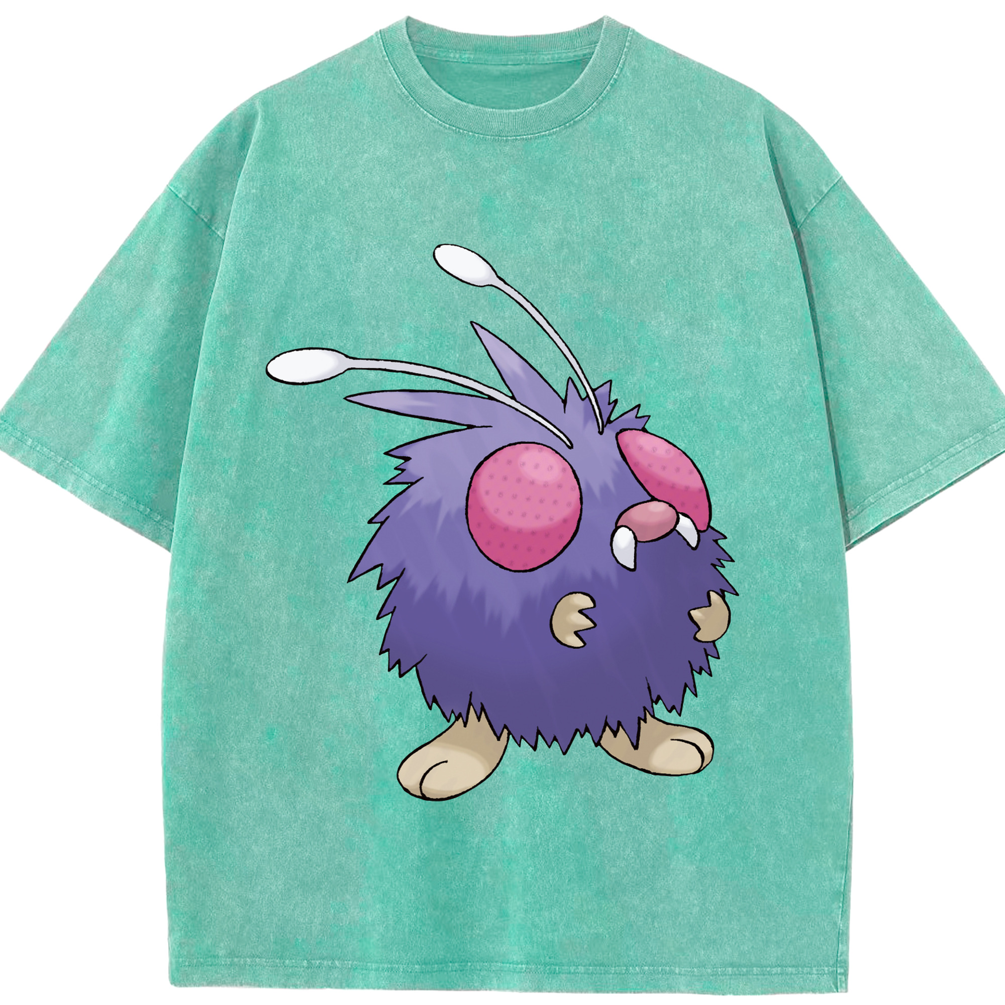 （画像用） ポケットモンスター Pokémon 綿100% ヴィンテージ風 半袖Tシャツ（フロントプリント）